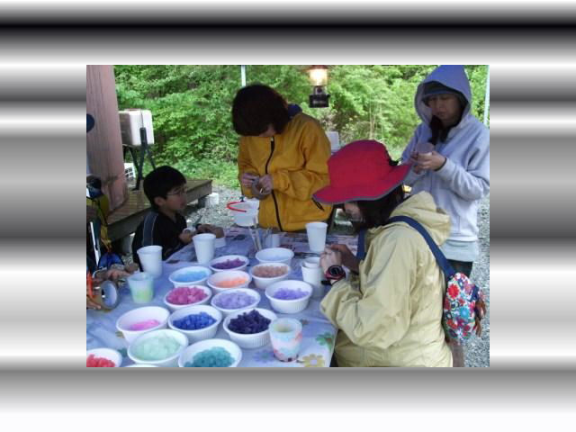 キャンドル体験教室開催(CAA)　2009 WILD-1 Outdoor Days in PICA 富士西湖 ～キャンプ・フェスティバル～　2009年5月