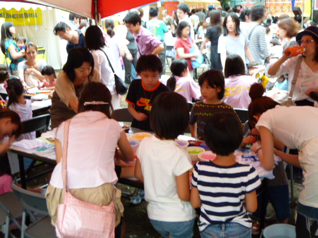 キャンドル体験教室(CAA)　＠世田谷区/三軒茶屋フェスティバル　2011年8月